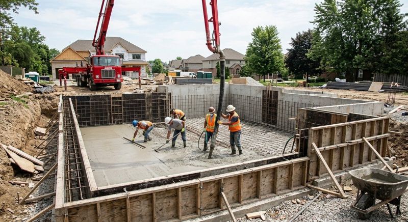 Basement Concrete Installation in Fredericksburg, VA