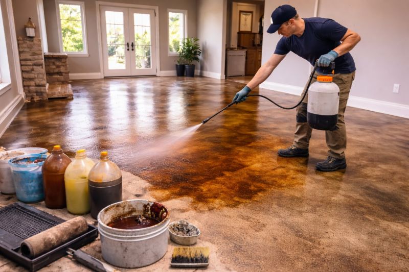Cement Staining in Fort Worth, TX