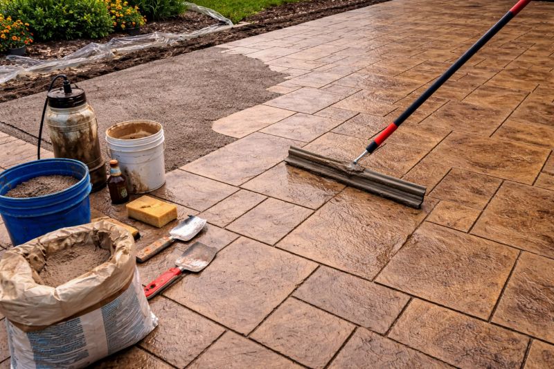 Concrete Overlay Installation in Corpus Christi, TX