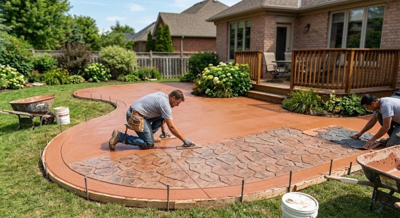 Concrete Patio Finishing in Dallas, TX