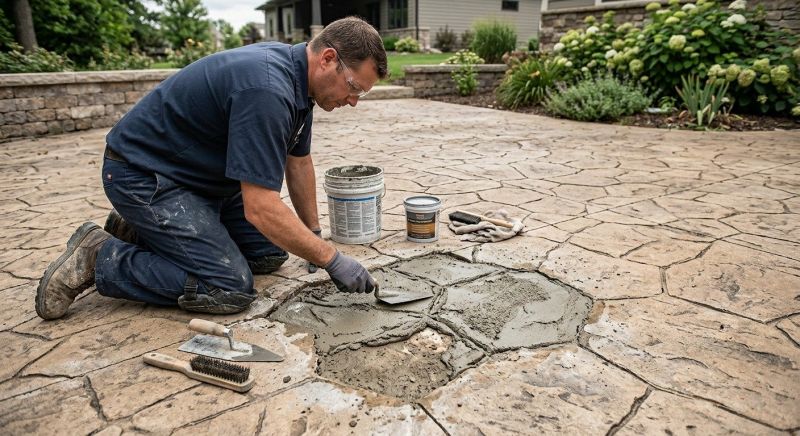 Decorative Concrete Repair in Buford, GA