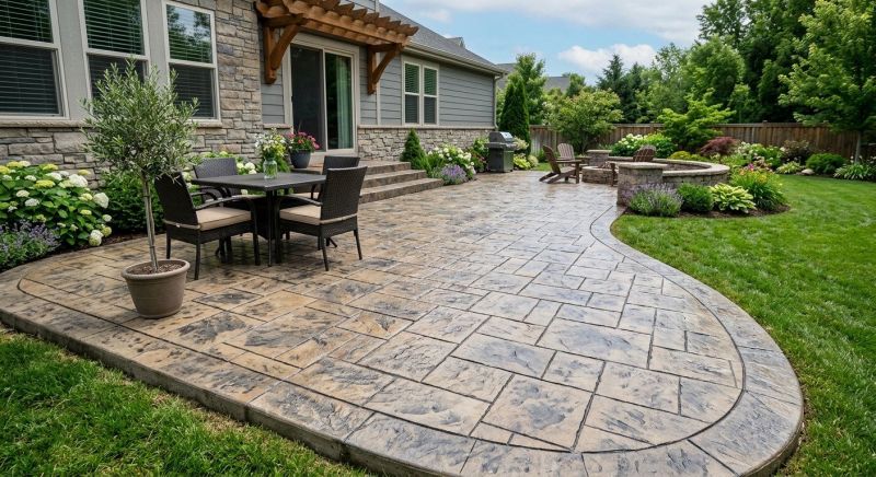 Stamped Cement Installation in Fort Worth, TX